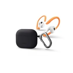 Uniq Nexo Active Hybrid Silicone Hang Case With Sports Ear Hooks For Airpods 3 - Grey